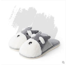 Load image into Gallery viewer, Winter Warm Men’s &amp; Women Home Slippers  Short Plush Slippers Female Non-slip Soft Cotton Indoor Shoes Lovers Slippers