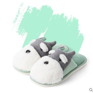 Winter Warm Men’s & Women Home Slippers  Short Plush Slippers Female Non-slip Soft Cotton Indoor Shoes Lovers Slippers