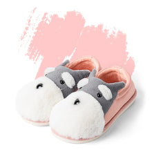 Load image into Gallery viewer, Winter Warm Men’s &amp; Women Home Slippers  Short Plush Slippers Female Non-slip Soft Cotton Indoor Shoes Lovers Slippers