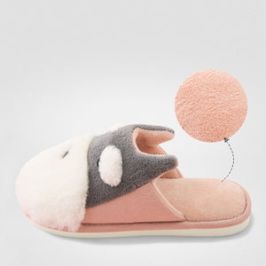 Winter Warm Men’s & Women Home Slippers  Short Plush Slippers Female Non-slip Soft Cotton Indoor Shoes Lovers Slippers