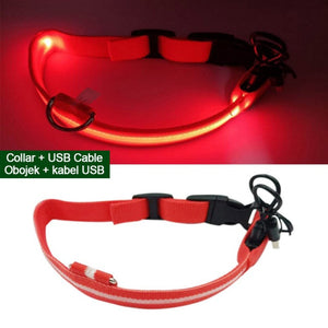 Night Collar  Reflective Warning for dogs safety