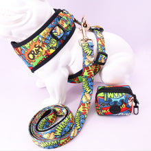 Load image into Gallery viewer, Cool dog vest harness, matching lead and poo bag.