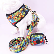 Load image into Gallery viewer, Cool dog vest harness, matching lead and poo bag.