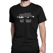 Load image into Gallery viewer, Funny Not Today Schnauzer Dog T Shirts Man&#39;s