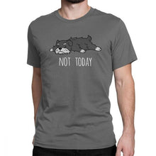 Load image into Gallery viewer, Funny Not Today Schnauzer Dog T Shirts Man&#39;s