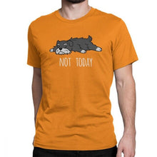 Load image into Gallery viewer, Funny Not Today Schnauzer Dog T Shirts Man&#39;s